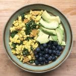 easy vegan recipe ideas tofu scramble